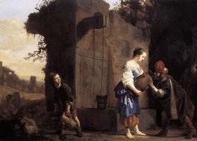 ربيكا واليعازر عند البئر 