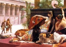 كليوباترا تختبر السموم على السجناء المحكوم عليهم بالإعدام كليوباترا تختبر السموم على السجناء المحكوم عليهم بالإعدام