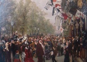 رحيل جيش الملك ويليام الأول في 31 يوليو 1870
